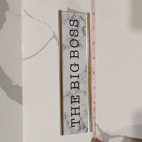 Big boss desk sign - Picture 2 of 5
